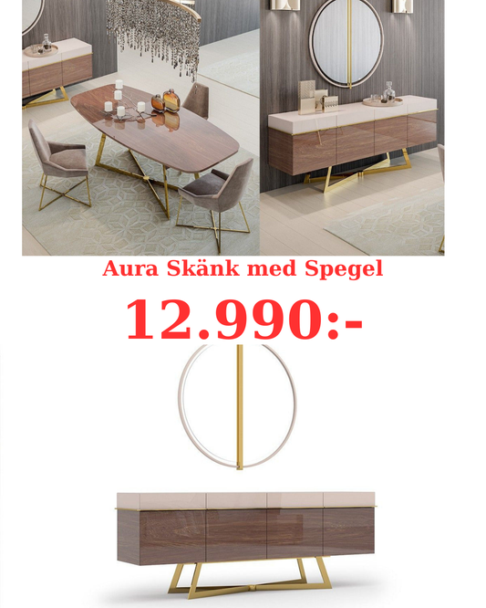 Aura Skänk med Spegel