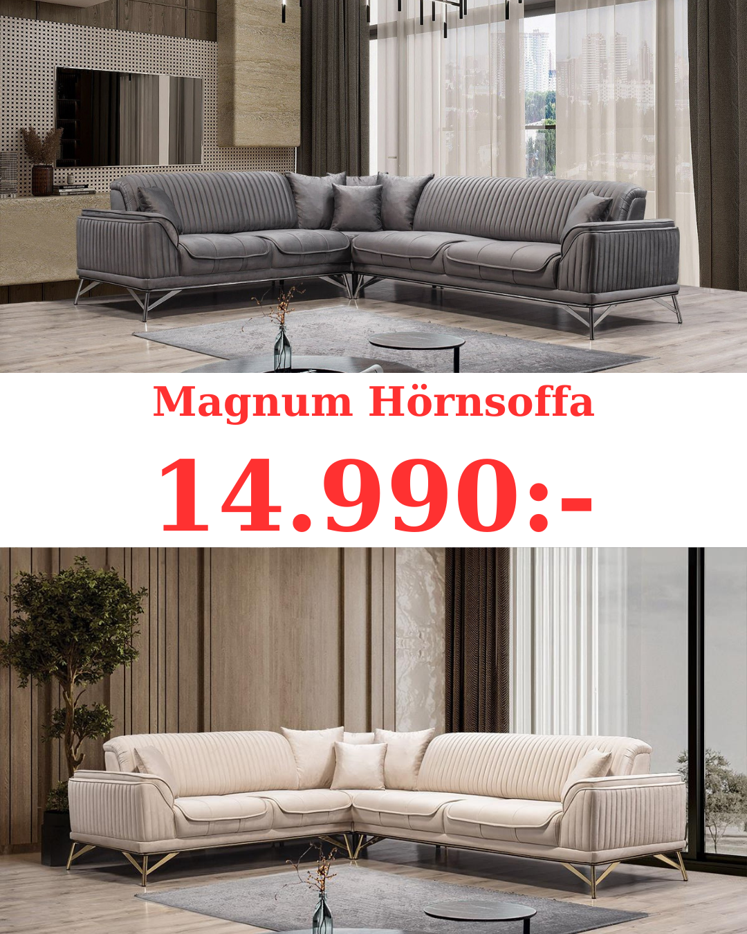 Albimo Magnum Hörnsoffa