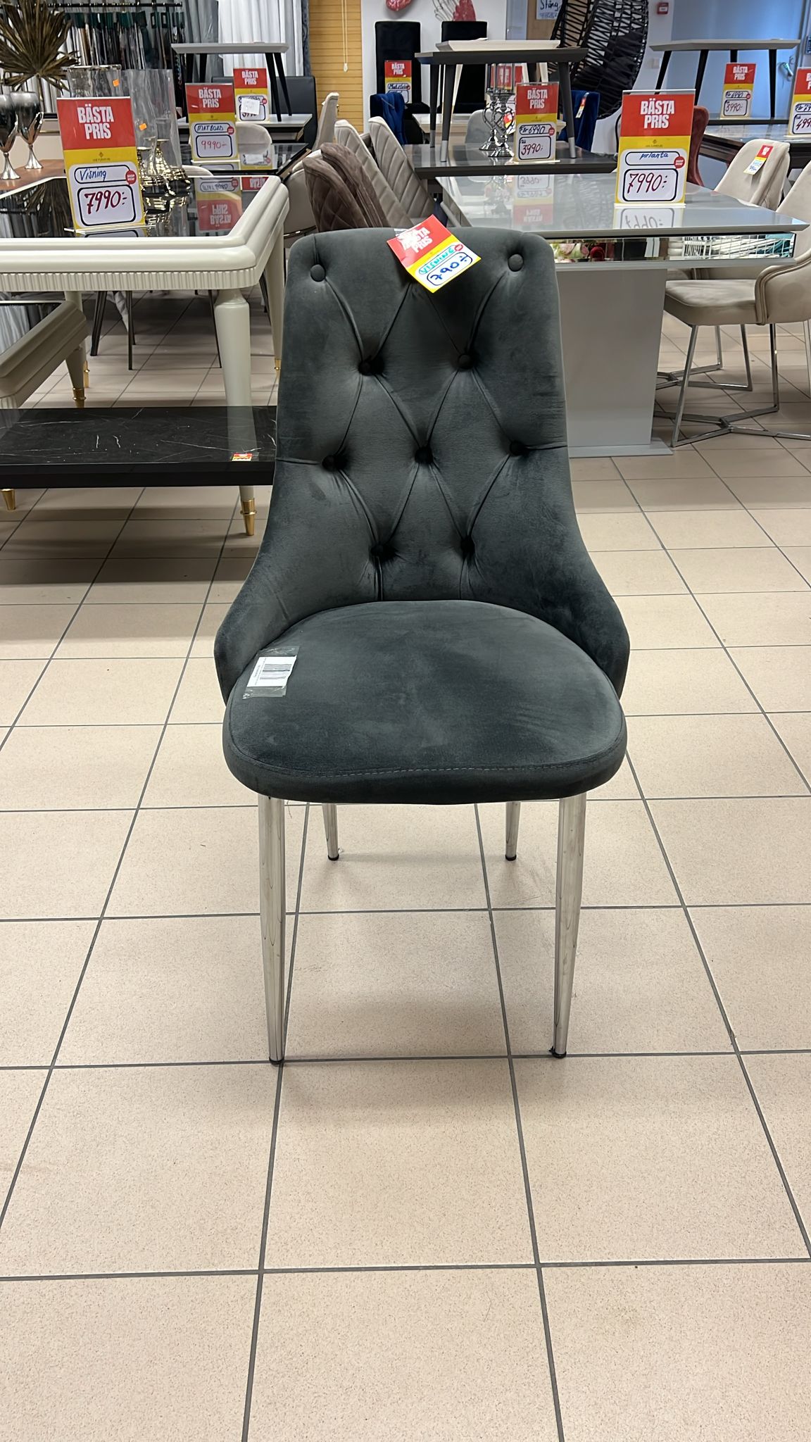 Mnc Crea Grå med Guld Ben