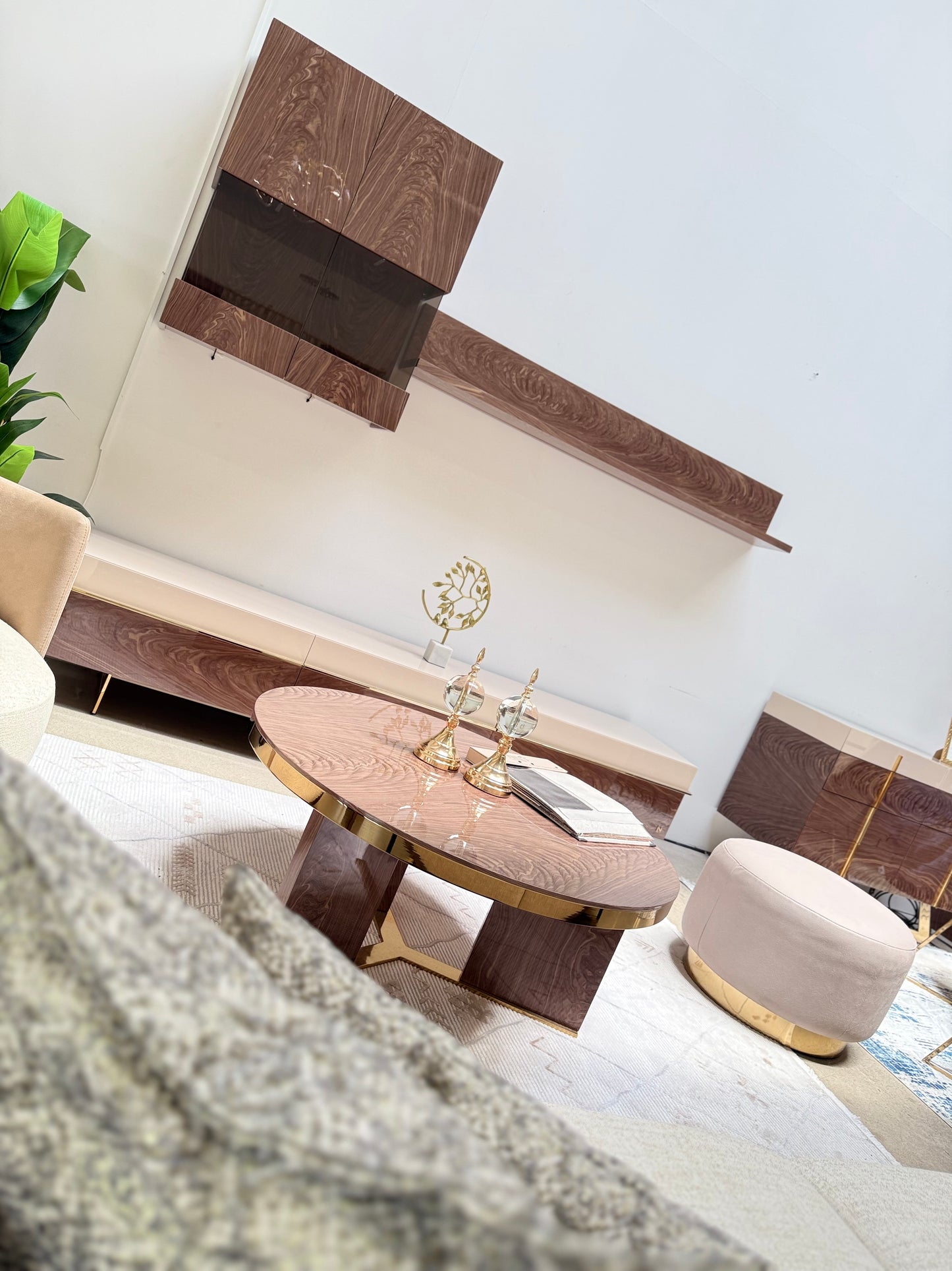 Aura Vardagsrumsset- Soffbord, Sidobord, Avlastningbord