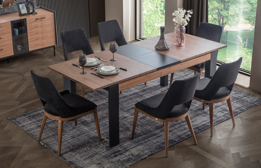 Rita Matgrupp - Matbord med Favor 6 Stolar