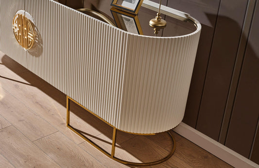 خزانة جانبية لندن مع مرآة