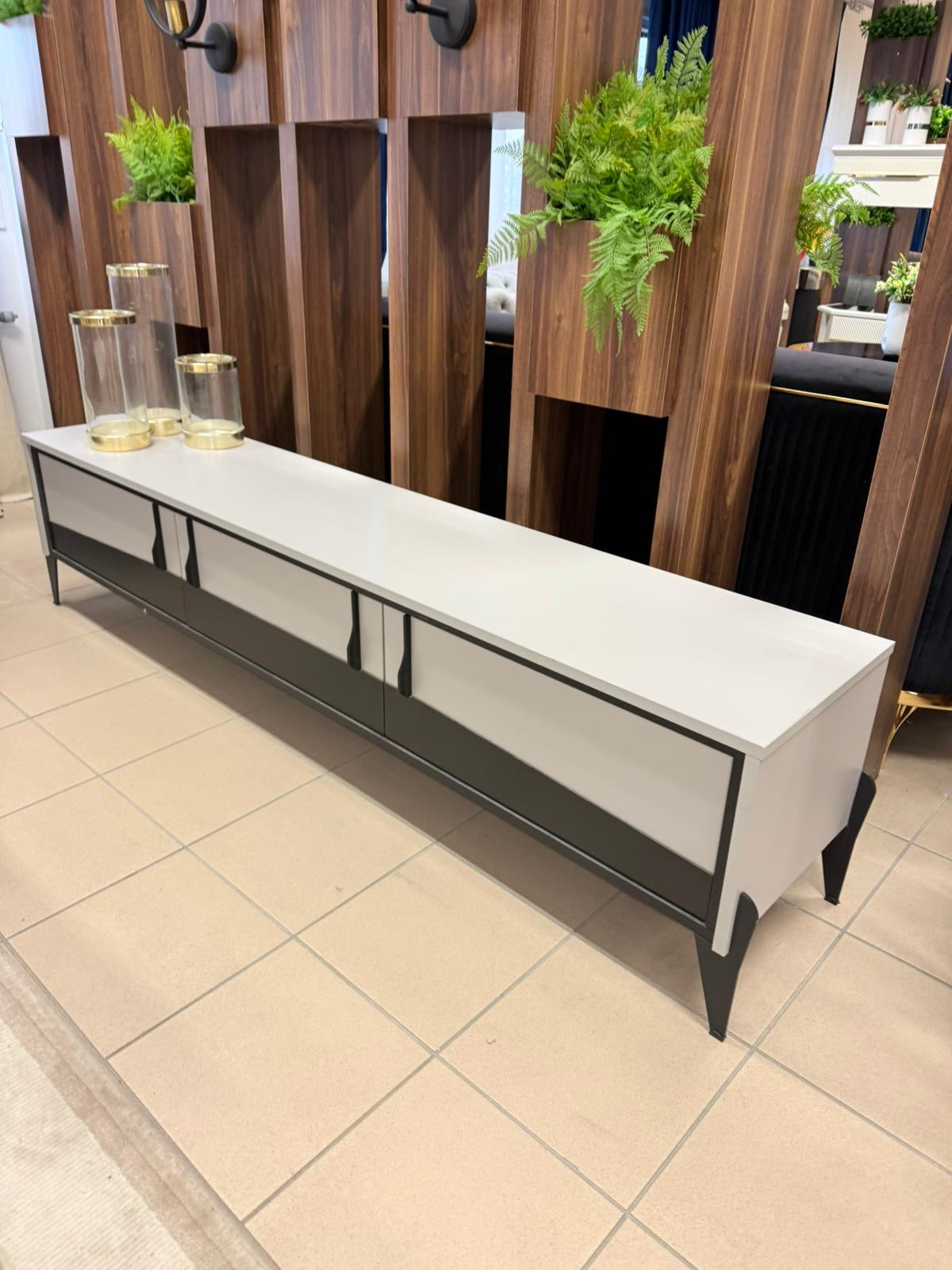 Taylan Grå Tv Bänk