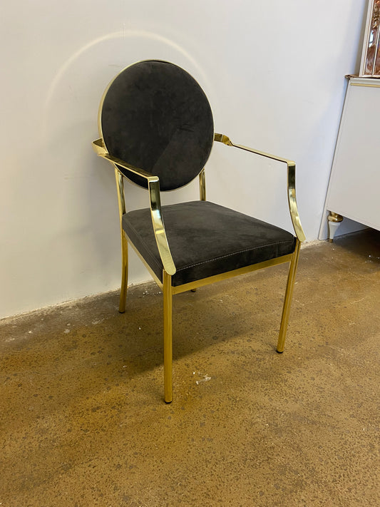 Tunapol Guld Matgrupp - Matbord med 6 St Stolar