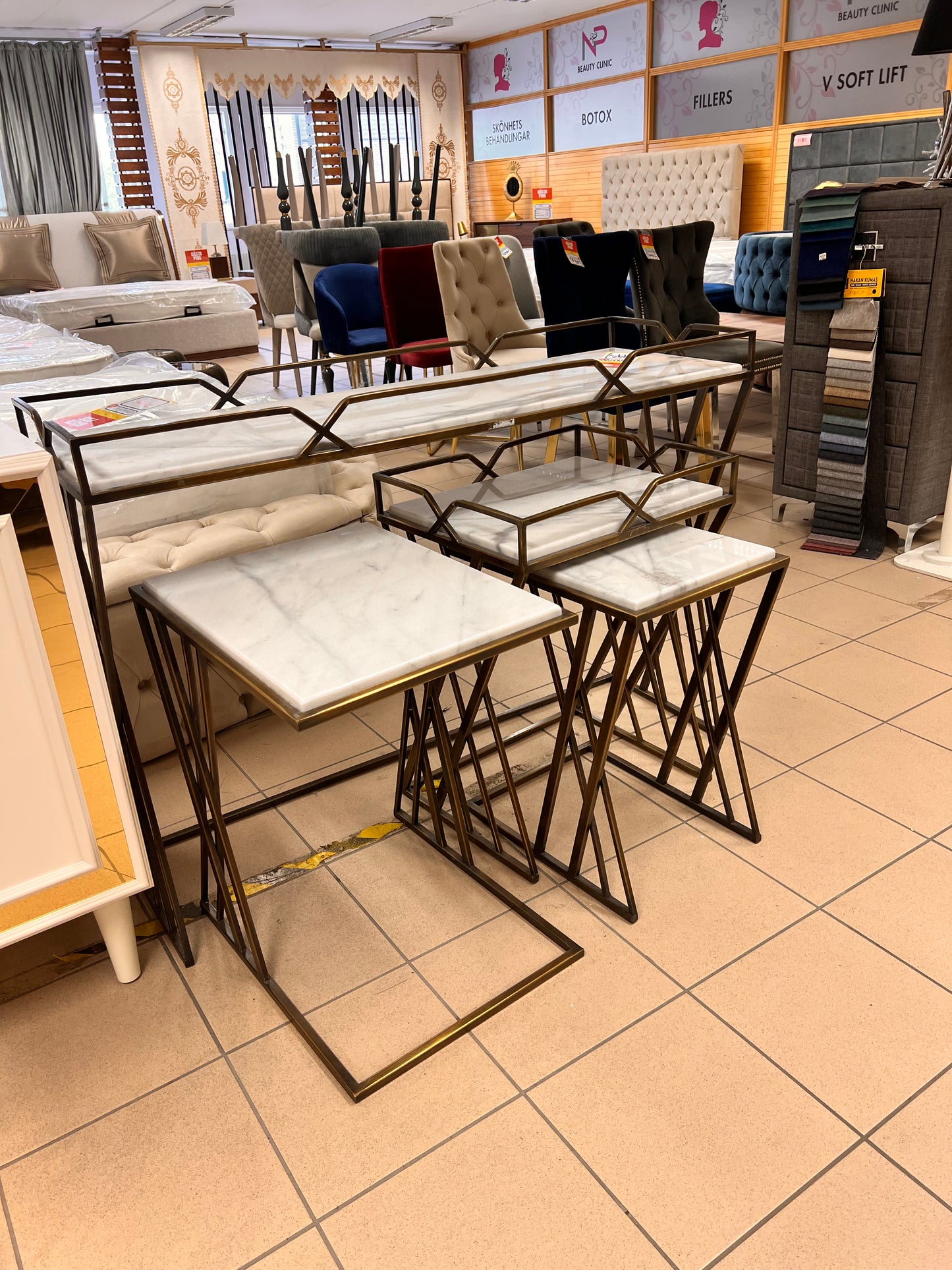 3 delar Avlastningsbord