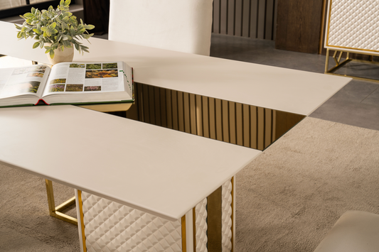 Paris Matbord med Aura 6 Stolar