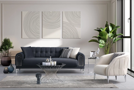 Navy 3+3+1 Soffgrupp