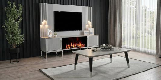 🔟 Brussel HemPaket (Hörnsoffa – TV-bänk – Soffbord – Säng med förvaring)