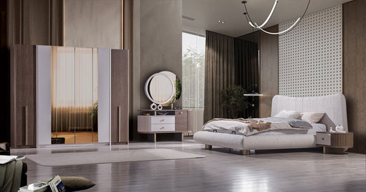 Rubato Sovrumsset ( säng+ 2 st sängbord+ Sminkbord )