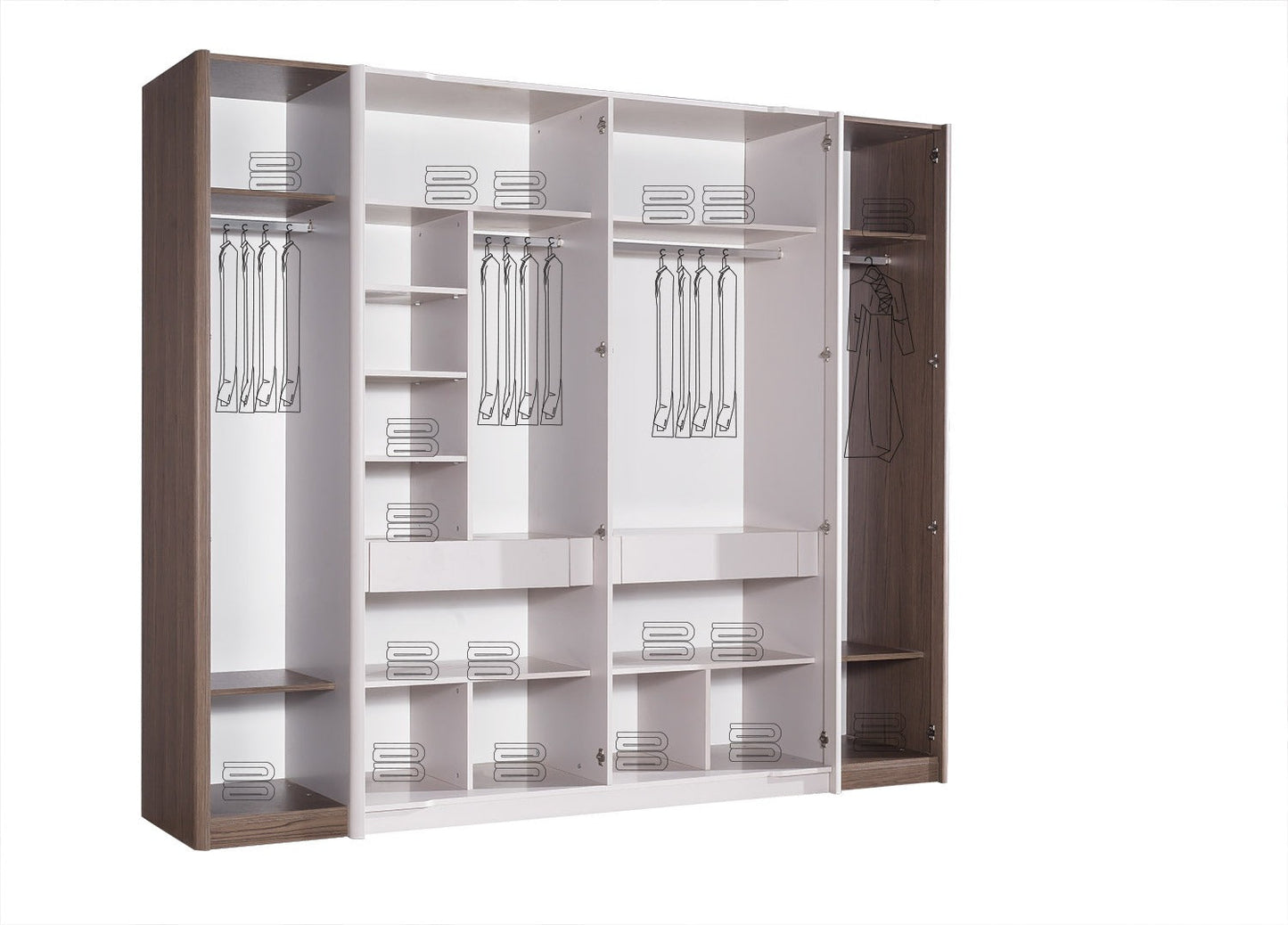 Rubato Sovrumsset ( säng+ 2 st sängbord+ Sminkbord )