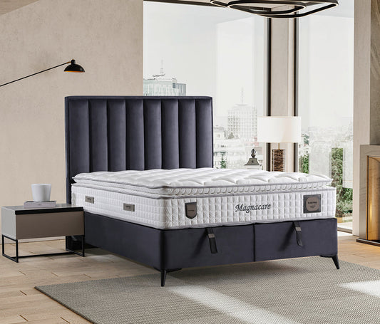 Magnecare Säng-Huvudgavel-Madrass-Förvaring