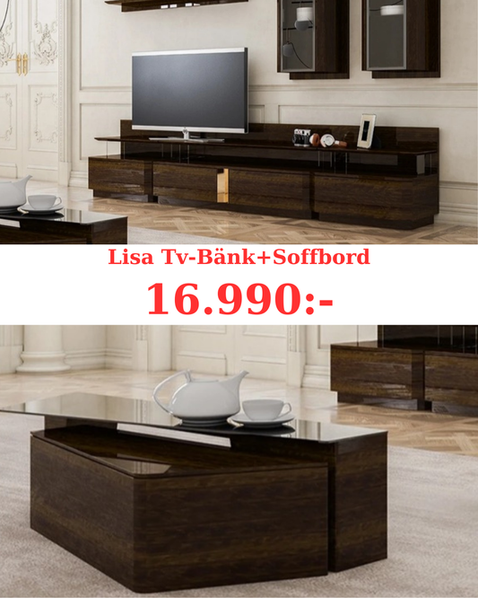 Lisa Tv-Bänk+Soffbord