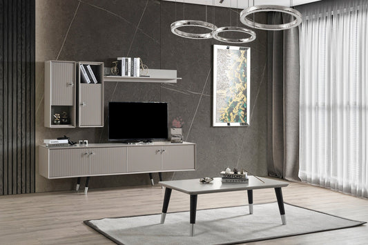 Acelya TV-Bänk Vägghylla - LINE Furniture Group