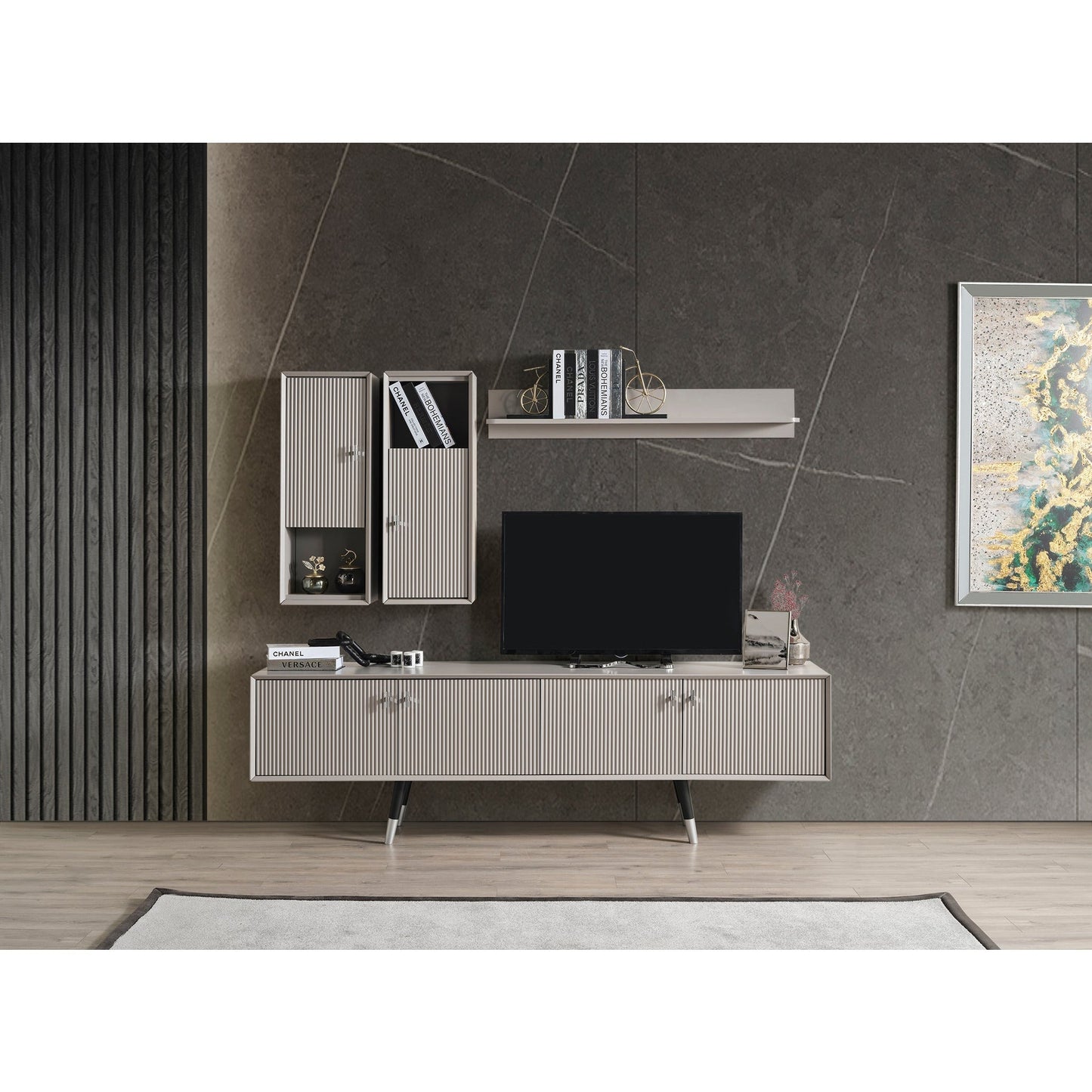 Acelya TV-Bänk Vägghylla - LINE Furniture Group