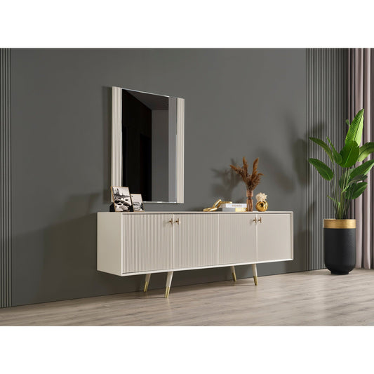 Asra Skänk med Spegel - LINE Furniture Group