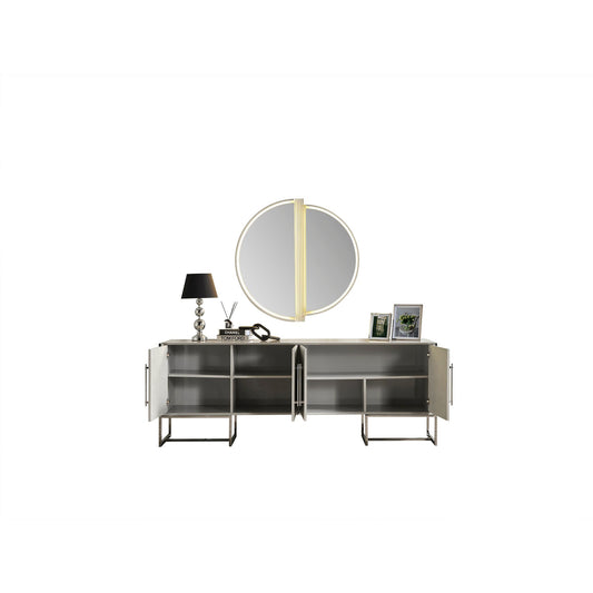 Pirlanta Skänk med Spegel - LINE Furniture Group