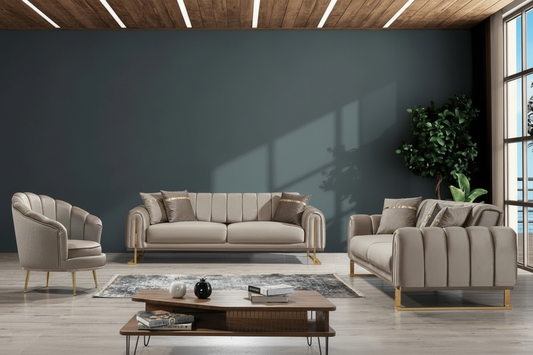 đ„Bold 3+3+1 Sofa Set âł Endast 4 kvar-HĂ€mta idag