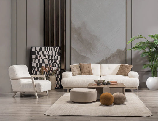 💥Panda 3+3+1 Soffgrupp ⏳Bästsäljare i Bohem-serien | Endast 4 kvar