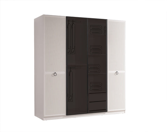 Savana Garderob 4-dörr