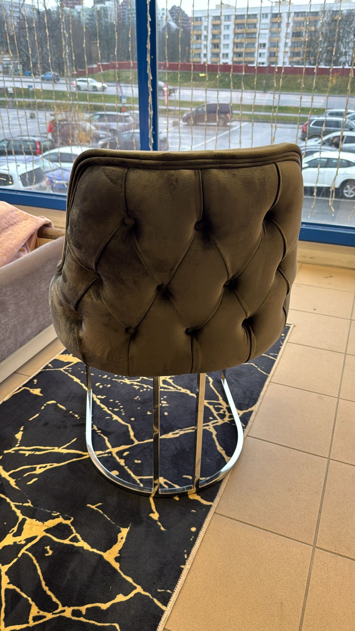 Gold Stolar 4st mörk grå