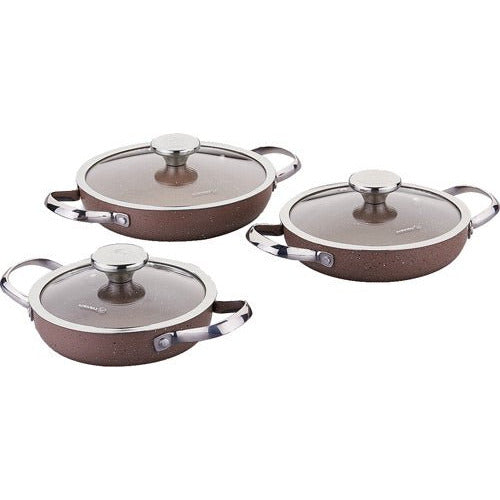 Browni Korkmaz 6 Piece Cookware Set A2898 - LINE Furniture Group