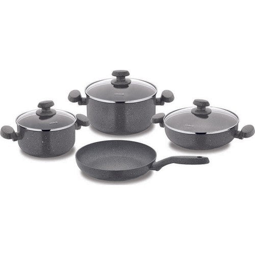 MIA KORKMAZ GRANITE 7 PIECE COOKWARE A1146-1 - LINE Furniture Group