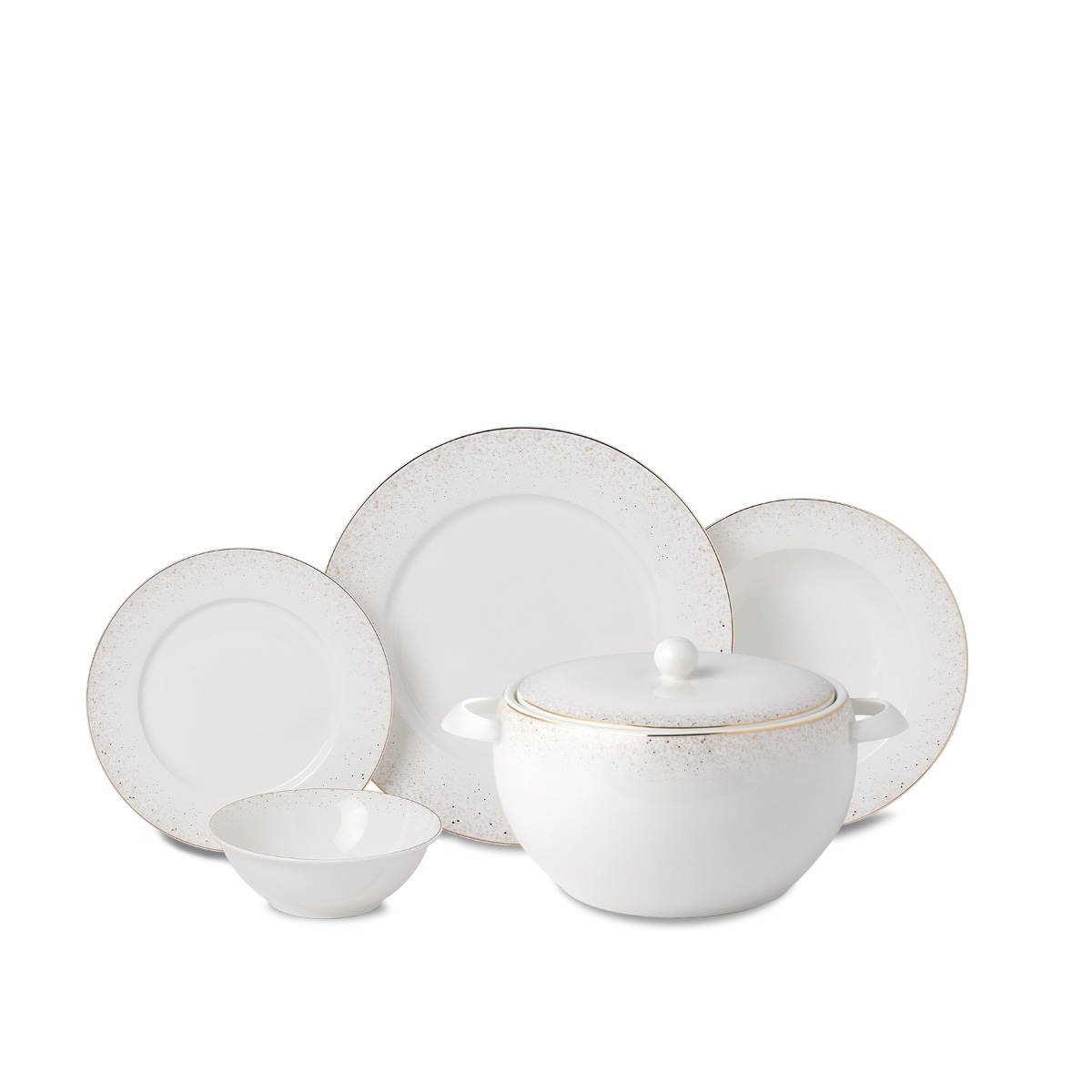 Korkmaz Perla 86 Delar Middagsset A8364 - LINE Furniture Group