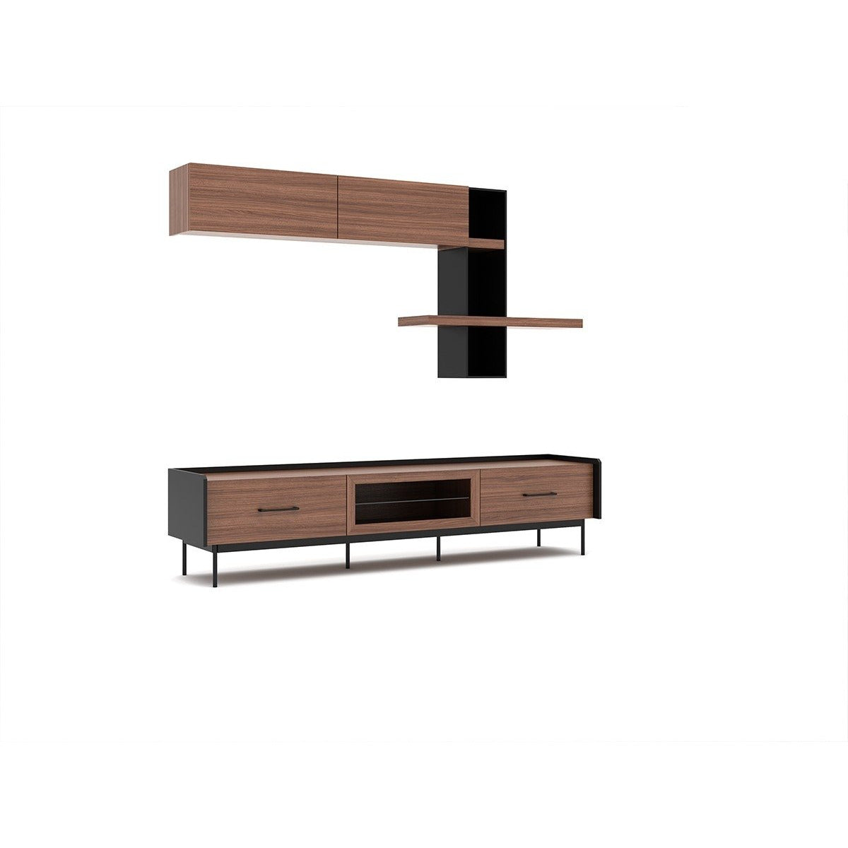 1️⃣6️⃣ SEOUL HemPaket (Soffgrupp 3+3+1 / 3+2+1 – TV-bänk med överdel – Soffbord – Säng med förvaring)