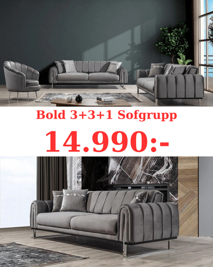 Bold 3+3+1 Soffgrupp