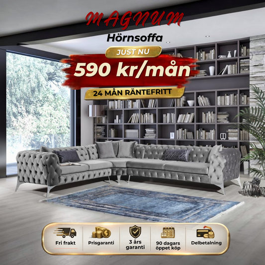 💥Magnum Corner Sofa⏳Specialerbjudande | Endast 11 kvar