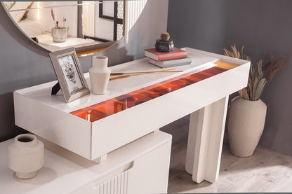 FLAMINGO Sminkbord med Spegel