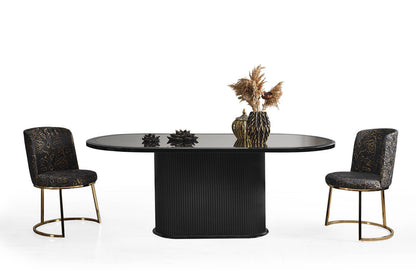 London Matbord med Ross 6 Stolar