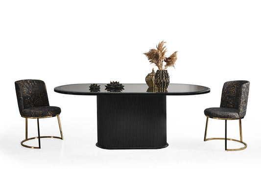 London Matbord med Ross 6 Stolar