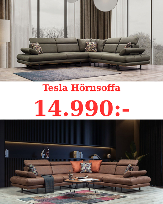 Tesla Hörnsoffa