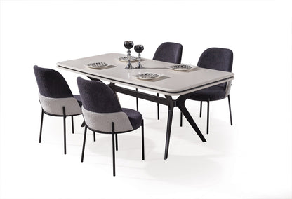 SAVANA-B Matgrupp (Matbord + 6 Stolar)