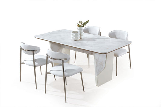 MADRID Matgrupp (Matbord + 6 Stolar)