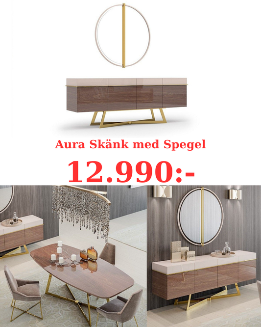 Aura Skänk med Spegel