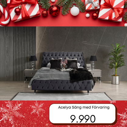 Acelya Säng med Förvaring