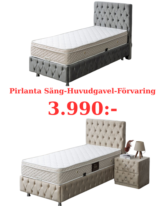 Pirlanta Säng-Huvudgavel-Förvaring