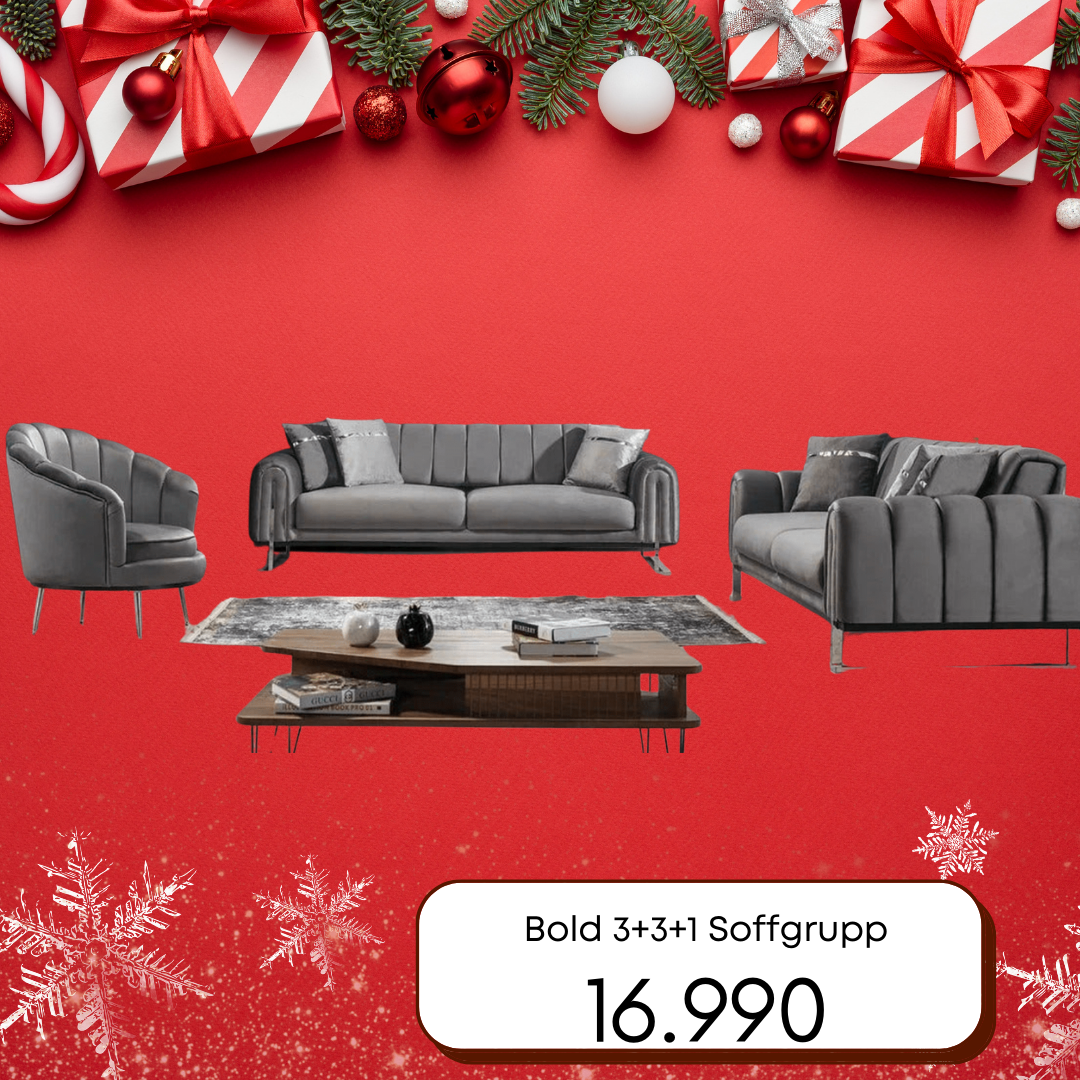 Bold 3+3+1 Soffgrupp