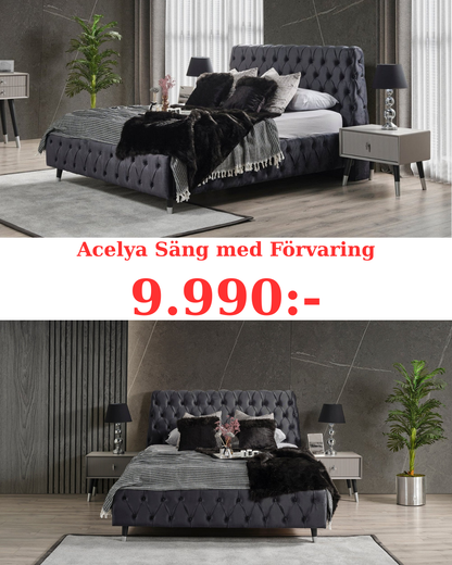 Acelya Säng med Förvaring