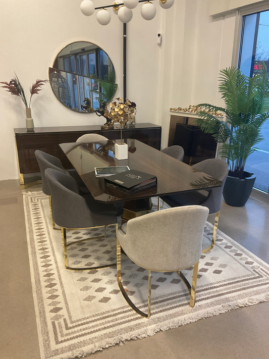 Nill`s Lisa Matgrupp - Matbord med 6 St Stolar