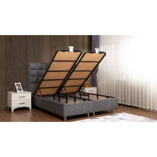 Lara Säng-Huvudgavel-Madrass-Förvaring - LINE Furniture Group