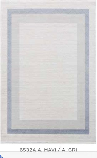 Jusco Maya Blå Matta 6532A