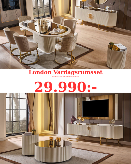 London Vardagsrumsset