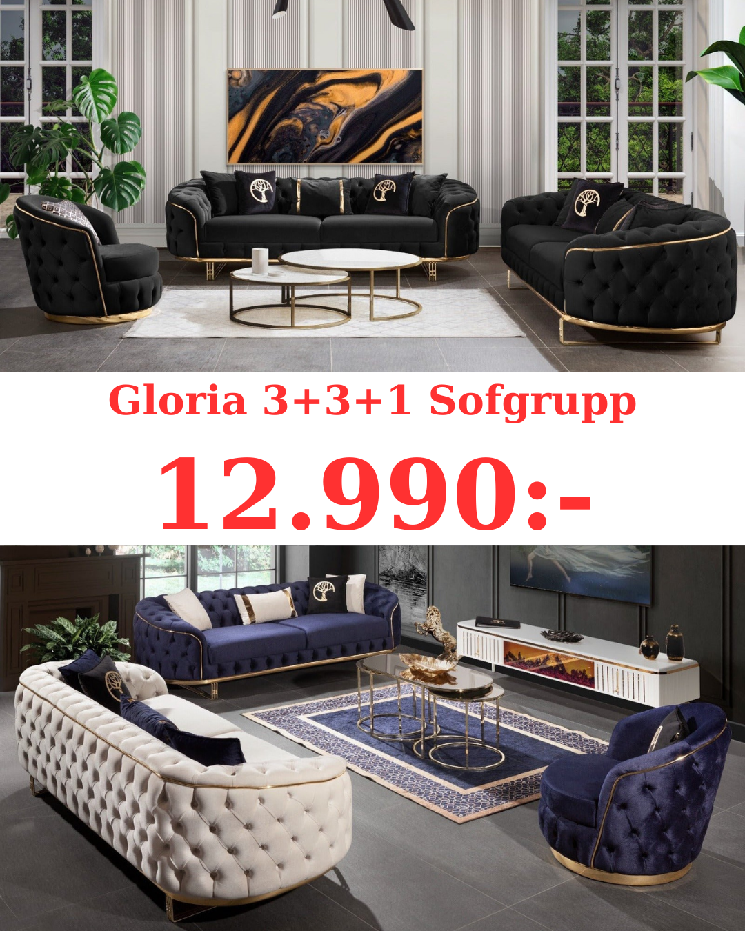 Gloria 3+3+1 Soffgrupp