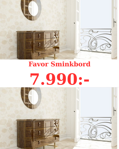 Favor Sminkbord med Spegel