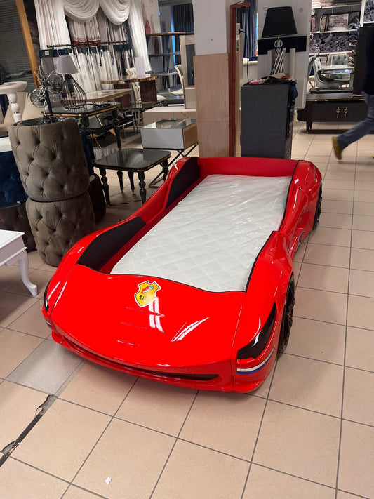 Titi Garage Bilsäng Röd - 90x190 cm