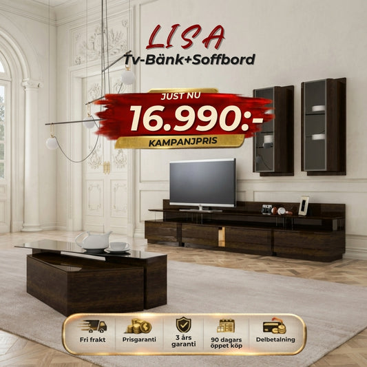 Lisa Tv-Bänk+Soffbord