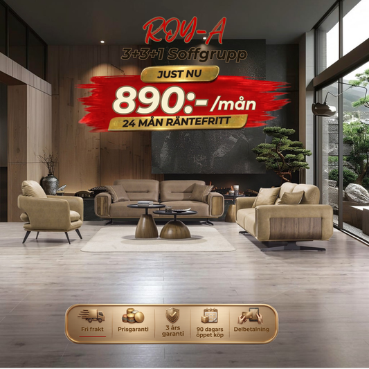 Roy-A 3+3+1 Sofa Set